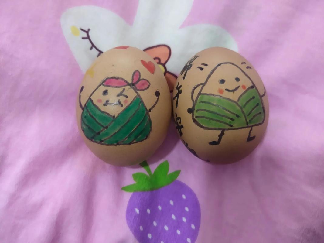鸡蛋怎么画成彩蛋